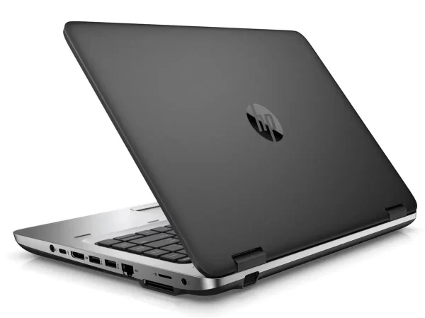 Side view of HP ProBook 640 G3 Laptop showcasing connectivity options